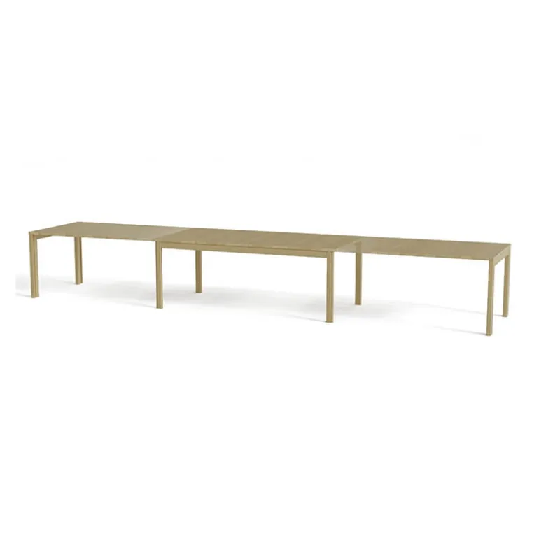 SM23/24 Table rectangulaire extensible en bois massif fabriquée au Danemark
