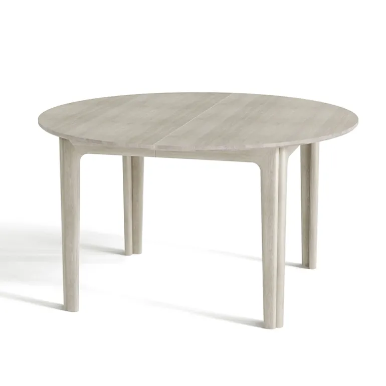 SM112 Table ronde extensible en bois massif conçue au Danemark