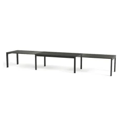 SM23/24 Table scandinave rectangulaire en bois avec allonges