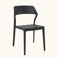 Snow Chaise d'extérieur empilable design en polypropylène