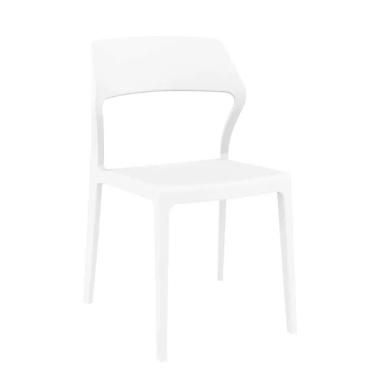 Snow Chaise d'extérieur empilable design en polypropylène