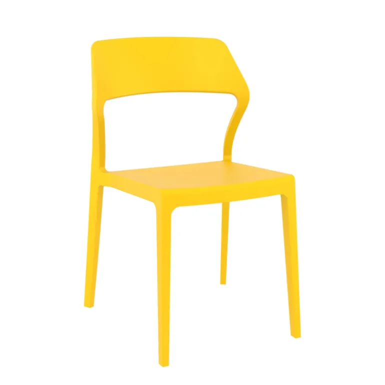 Snow Chaise d'extérieur empilable design en polypropylène