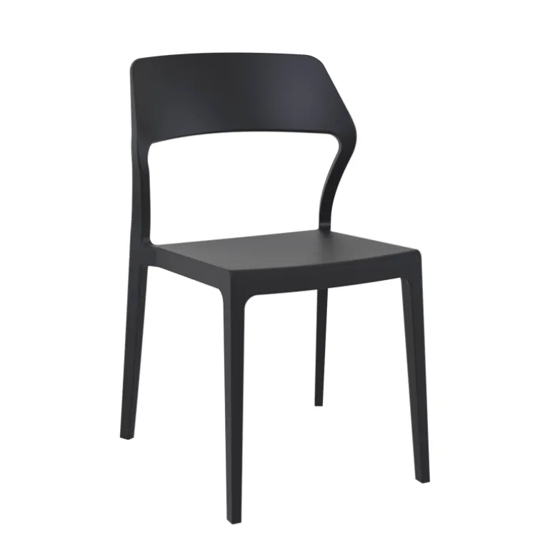 Snow Chaise d'extérieur empilable design en polypropylène