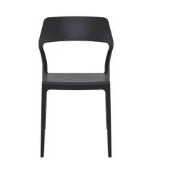 Snow Chaise d'extérieur empilable design en polypropylène