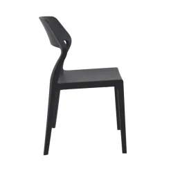 Snow Chaise d'extérieur empilable design en polypropylène
