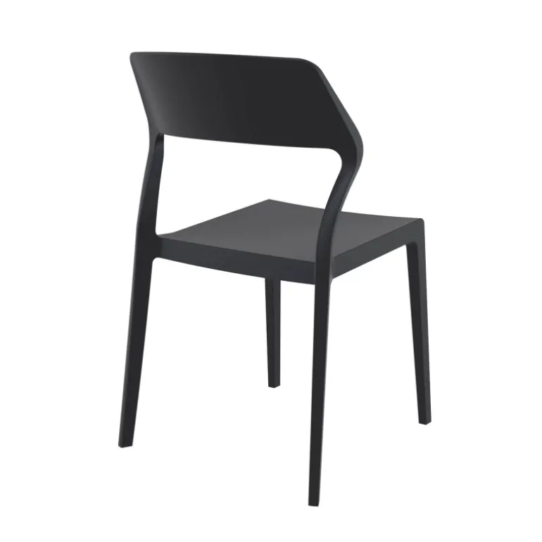 Snow Chaise d'extérieur empilable design en polypropylène