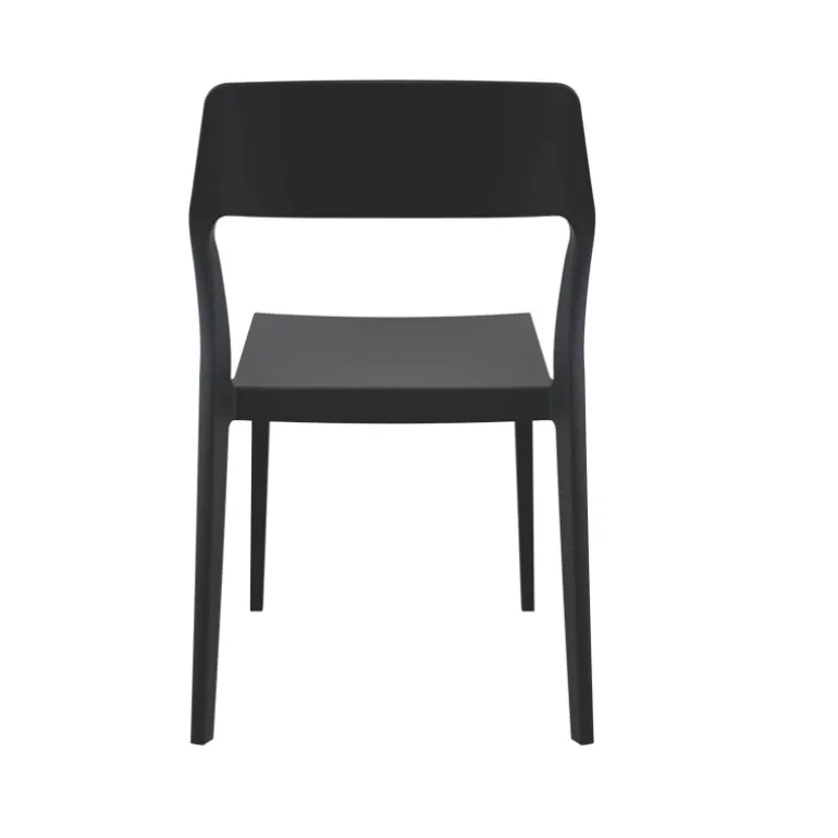 Snow Chaise d'extérieur empilable design en polypropylène
