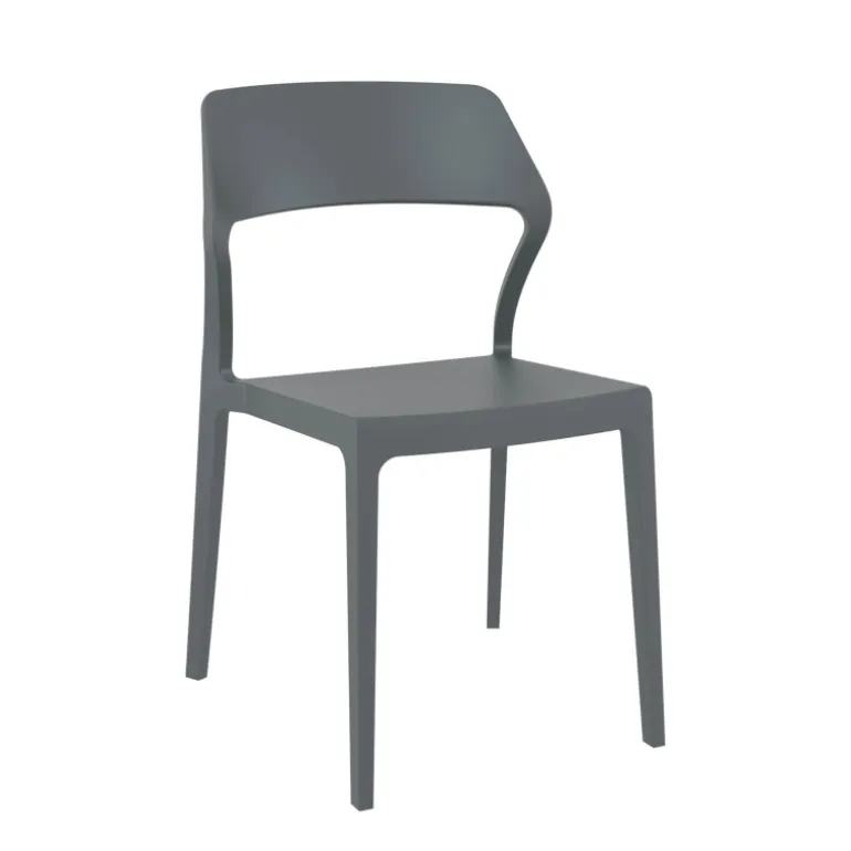 Snow Chaise d'extérieur empilable design en polypropylène
