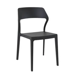Snow Chaise empilable design en polypropylène