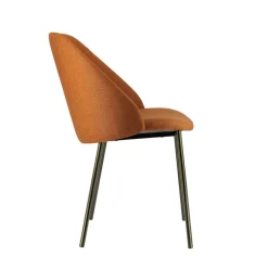 Soda Chaise cosy en tissu avec pieds en métal