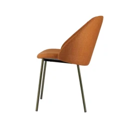 Soda Chaise cosy en tissu avec pieds en métal