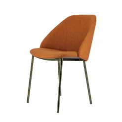 Soda Chaise cosy en tissu avec pieds en métal