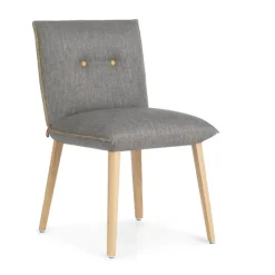 Soda Mobitec® Chaise cocooning en tissu avec boutons décoratifs