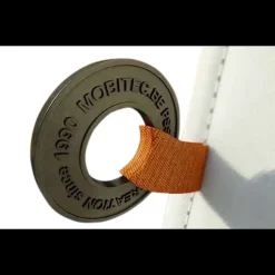 Soda Mobitec® Chaise cocooning en tissu avec boutons décoratifs