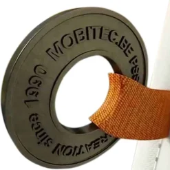 Soda Mobitec® Tabouret snack rembourré sans dossier en tissu et pieds bois