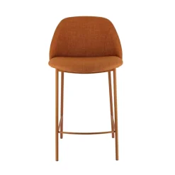 Soda Tabouret snack cosy en tissu avec pieds en métal