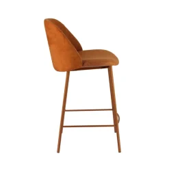 Soda Tabouret snack cosy en tissu avec pieds en métal