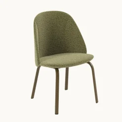 Sofia Chaise basse cosy en tissu et métal