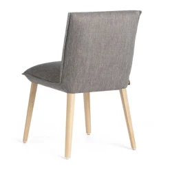 Soft Mobitec® Chaise en tissu et bois cocooning