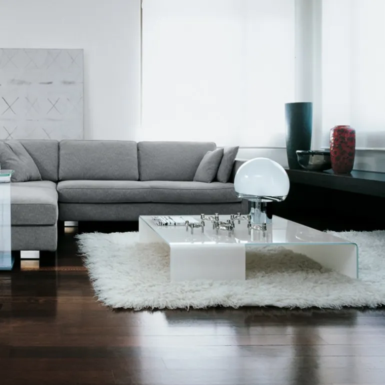 Spider Sovet® Table basse design rectangulaire en verre