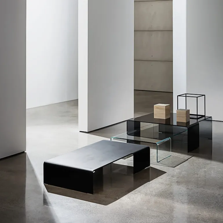 Spider Sovet® Table basse design rectangulaire en verre