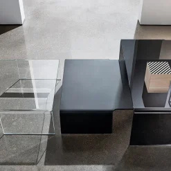 Spider Sovet® Table basse design rectangulaire en verre