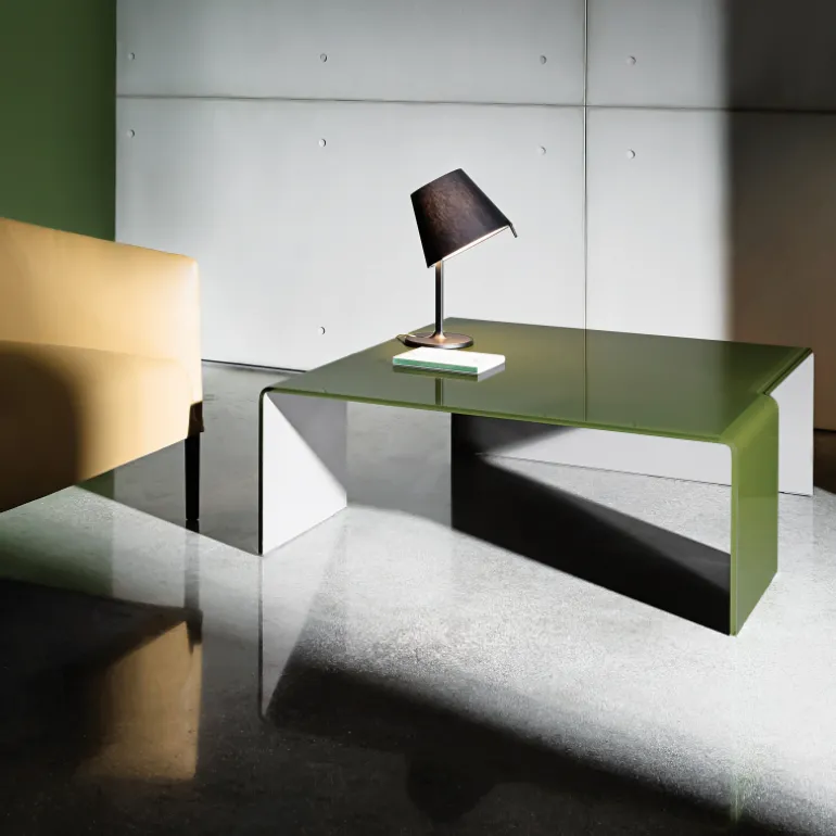 Spider Sovet® Table basse design rectangulaire en verre