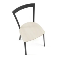 Spirit Chaise de cuisine métal et bois