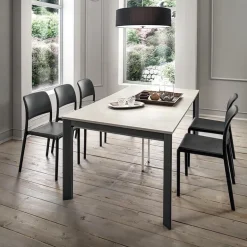 Steave Console extensible rectangulaire en stratifié