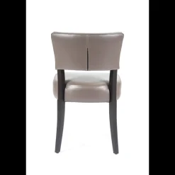 Steffi 2 Chaise de salle à manger en synthétique et bois