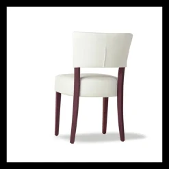 Steffi Chaise de salle à manger en bois et synthétique