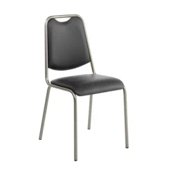 Sunny Chaise de cuisine en simili et métal