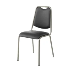 Sunny Chaise de cuisine en simili et métal