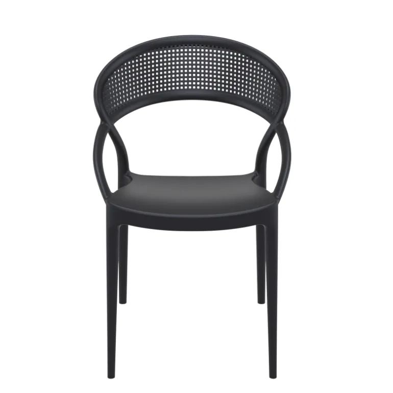 Sunset Chaise design de jardin empilable en polypropylène