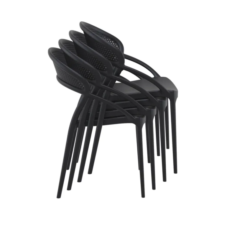 Sunset Chaise design de jardin empilable en polypropylène