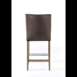 Tabouret snack en tissu et bois – Matias 2