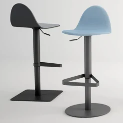 Tabu Tabouret réglable design en synthétique et métal