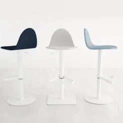 Tabu Tabouret réglable design en synthétique et métal