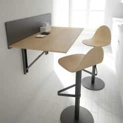 Tabu Tabouret réglable et pivotant design en bois