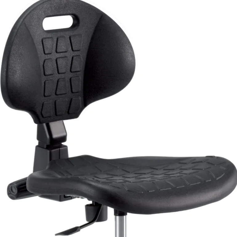 Tecnik Chaise d'atelier en polyuréthane sur patins avec repose