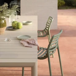 Tevere Table de jardin extensible en polypropylène