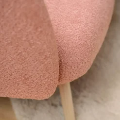 Thalia Mobitec ® Banquette cosy en tissu avec pieds en bois