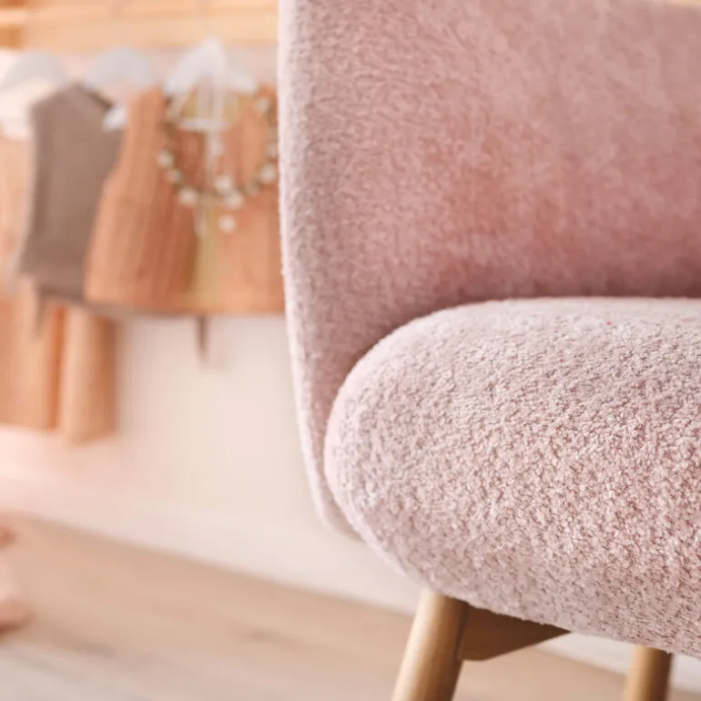 Thalia Mobitec ® Banquette cosy en tissu avec pieds en bois