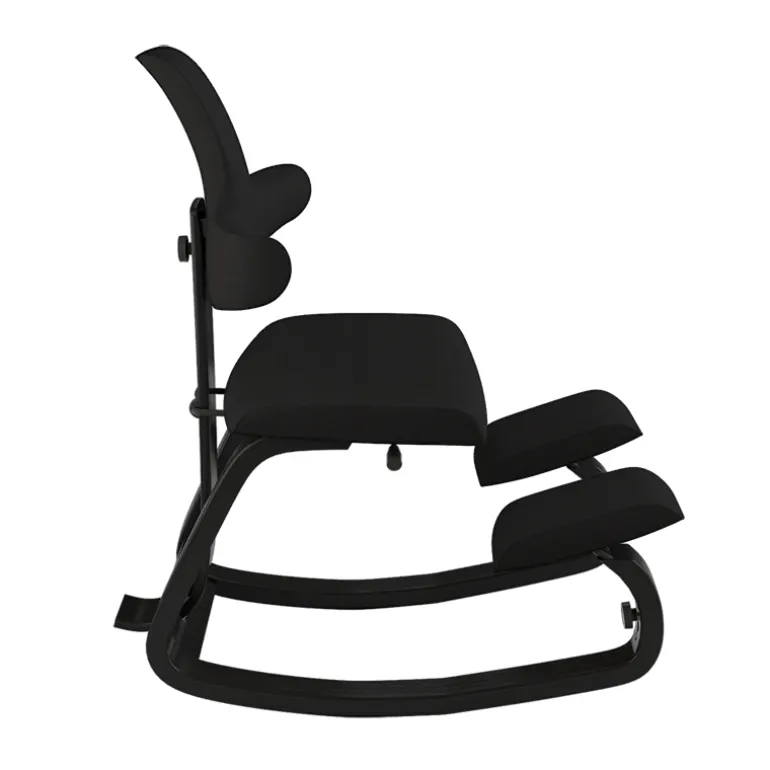 ThatSit Varier® Chaise de bureau ergonomique à bascule en tissu et bois