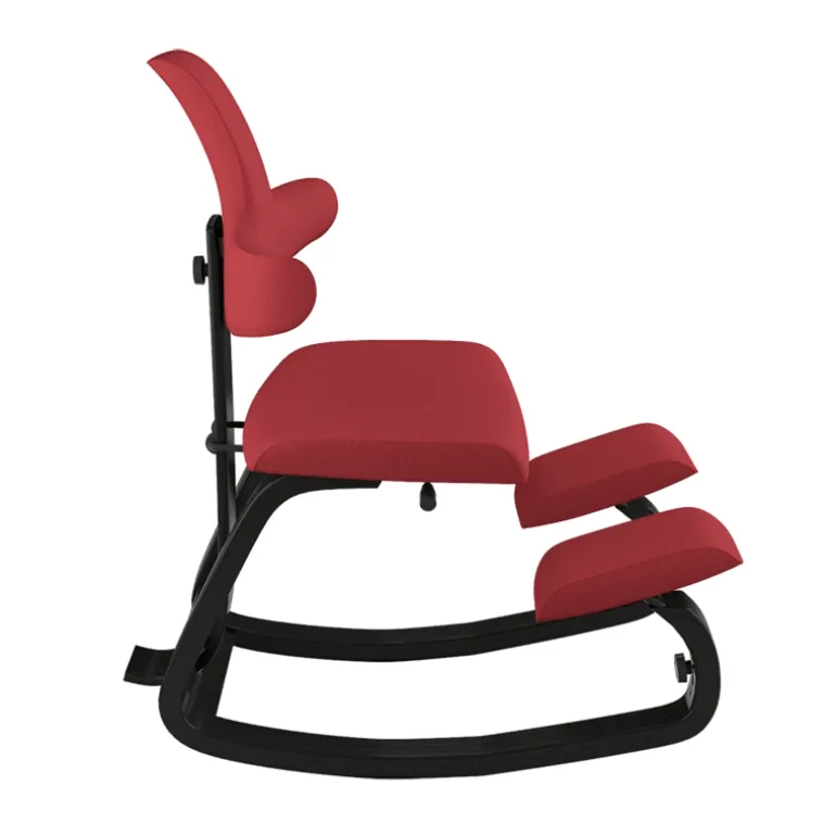 ThatSit Varier® Chaise de bureau ergonomique à bascule en tissu et bois