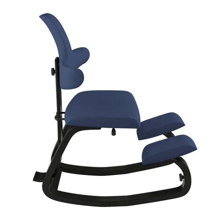 ThatSit Varier® Chaise de bureau ergonomique à bascule en tissu et bois