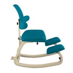 ThatSit Varier® Chaise de bureau ergonomique à bascule en tissu et bois