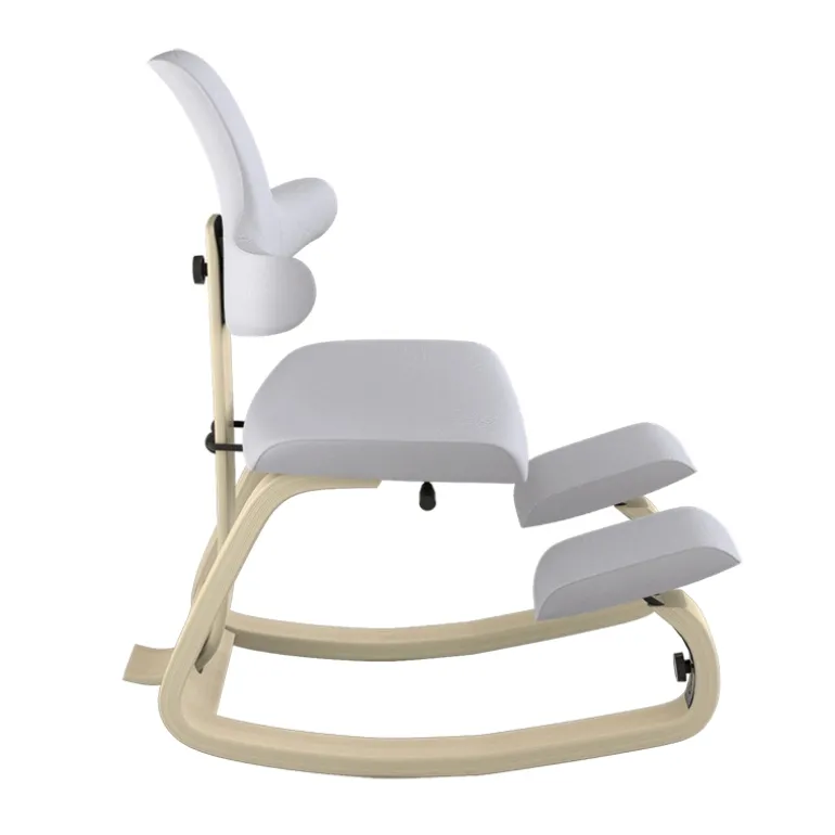 ThatSit Varier® Chaise de bureau ergonomique à bascule en tissu et bois