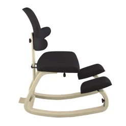 ThatSit Varier® Chaise de bureau ergonomique à bascule en tissu et bois