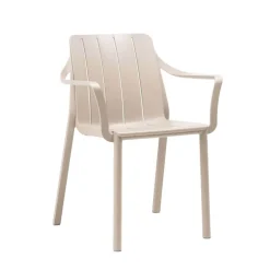 Tiberina Fauteuil de jardin empilable en polypropylène